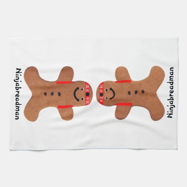 Linge De Cuisine Biscuit Ninjabreadman (biscuit) (Horizontal)