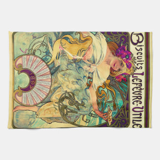 Linge De Cuisine Biscuits Lefevre-Utile par Alphonse Mucha (1896)
