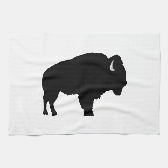 Linge De Cuisine Bison américain (Horizontal)