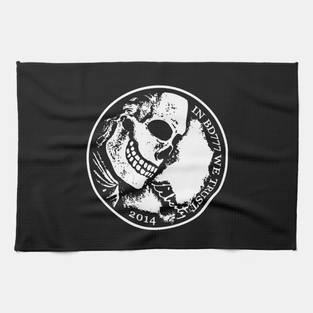 Linge De Cuisine Black Death 777 - Liberty (Horizontal)