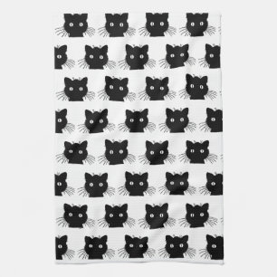 Linge De Cuisine Black Kitty