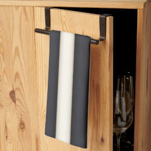 Linge De Cuisine Black & White Stripes Imaginaire gothique victorie