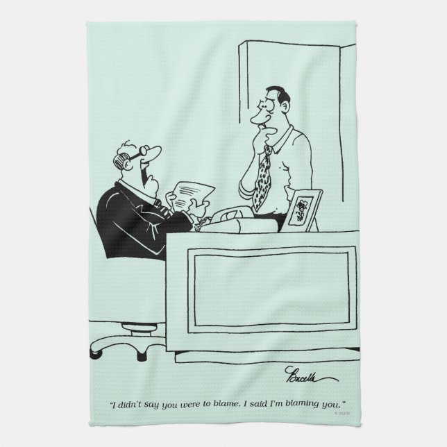 Linge De Cuisine Blâme de bureau (Vertical)