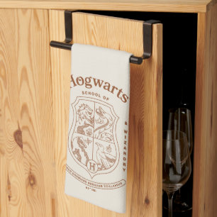 Linge De Cuisine Blason de l'école de sorcellerie et de magie HOGWA