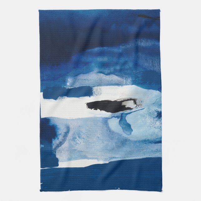 Linge De Cuisine Bleu Amore II (Vertical)