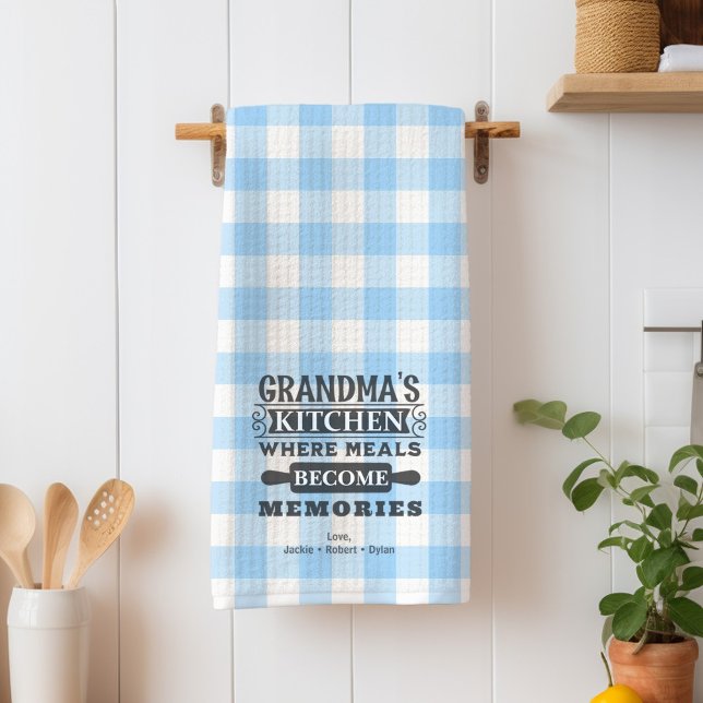 Linge De Cuisine Bleu clair Les repas de grand-mère deviennent des  (Créateur téléchargé)