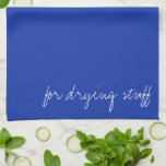 Linge De Cuisine Bleu égyptien personnalisé<br><div class="desc">Texte personnalisable ! Le bleu égyptien est une nuance de bleu, également connue sous le nom de silicate de cuivre calcique ou cuprorivaite. C'est un pigment qui a été utilisé dans l'Egypte ancienne pendant des milliers d'années. Il est considéré comme le premier pigment synthétique. Il était connu des Romains par...</div>