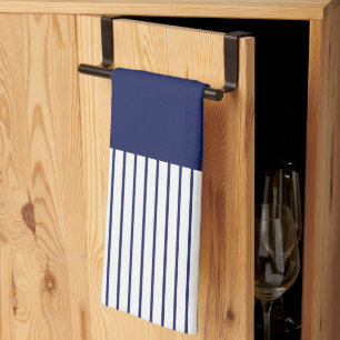 Linge De Cuisine Bleu et blanc