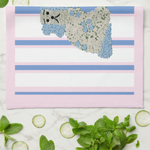 Linge De Cuisine Bleu Ginger Jar Jars Magnolia Staffordshire Chiens