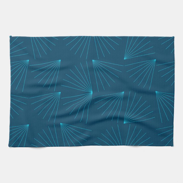 Linge De Cuisine Bleu, moderne, simple concept de célébration de la (Horizontal)