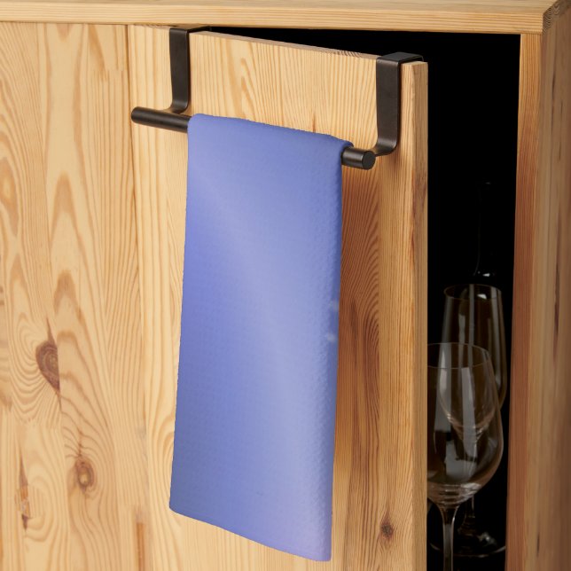 Linge De Cuisine Bleu pervenche (Pliage en tiers)