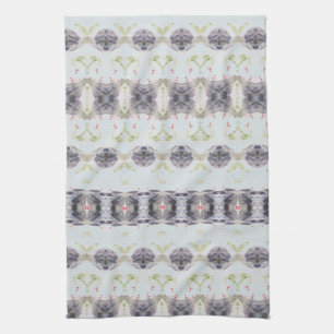 Linge De Cuisine Bleu Poudre Et Marine