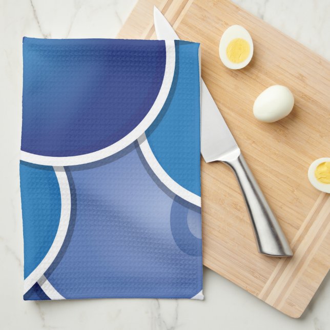 Linge De Cuisine Bleuet funky (Quart Plié)