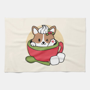 Linge De Cuisine Bliss de cacao d'hiver - Chien mignon en mode Mug