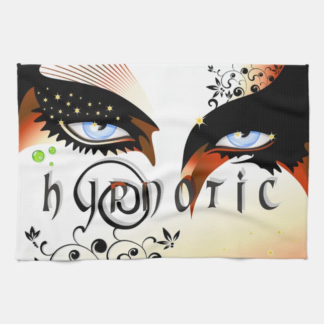 Linge De Cuisine Blue Eyes Mode maquiller (Horizontal)