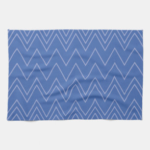 Linge De Cuisine Blue, moderne, simple, cool, trendy zigzag