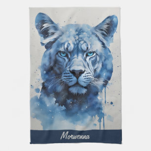 Linge De Cuisine Blue Panther