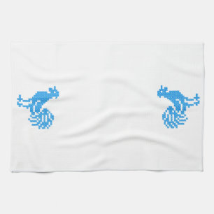 Linge De Cuisine Blue Rooster