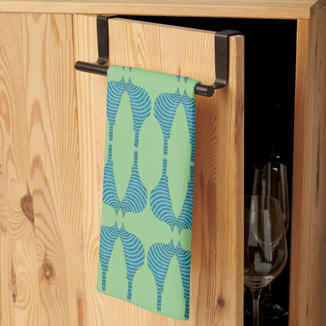Linge De Cuisine Bluebird rayé (Pliage en tiers)