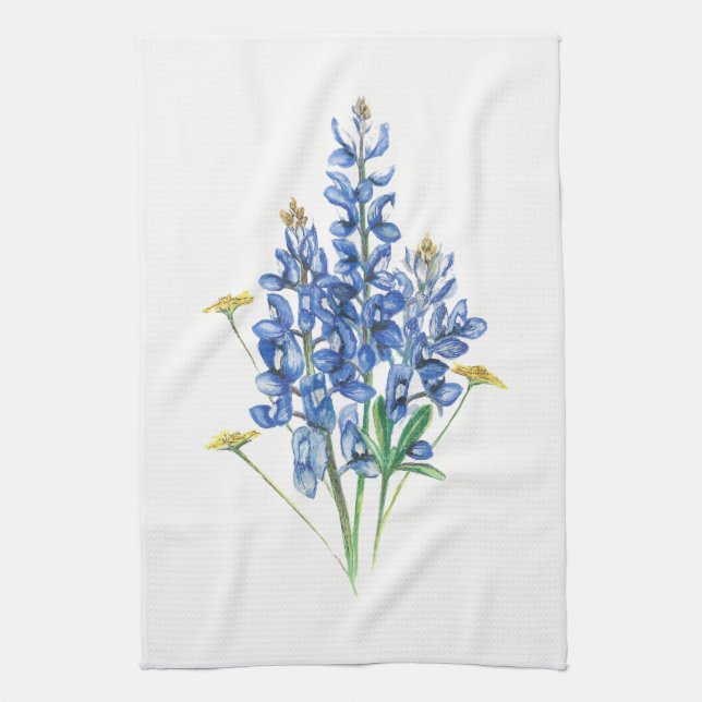 Linge De Cuisine Bluebonnets (Vertical)
