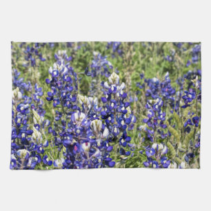 Linge De Cuisine Bluebonnets de Texas colorés - texensis de lupinus