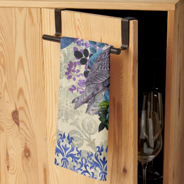 Linge De Cuisine Boho Blue Purple Owen Moon (Pliage en tiers)