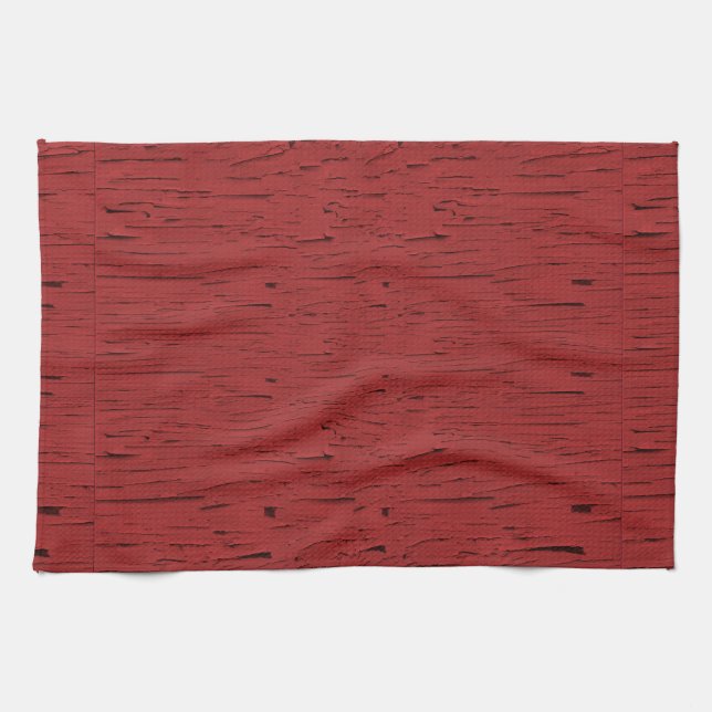 Linge De Cuisine Bois rouge (Horizontal)