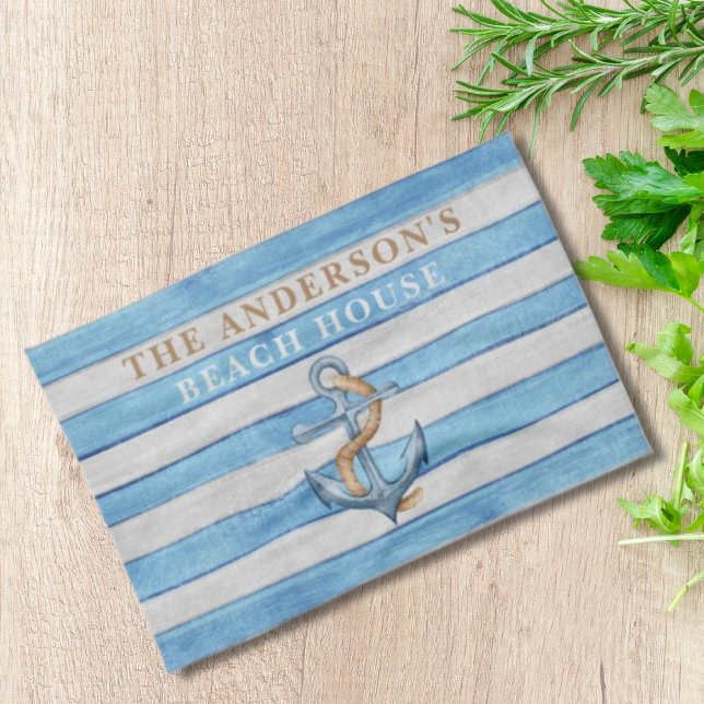 Linge De Cuisine Bois rustique Grandes Nautiques Famille Maison de  (Créateur téléchargé)