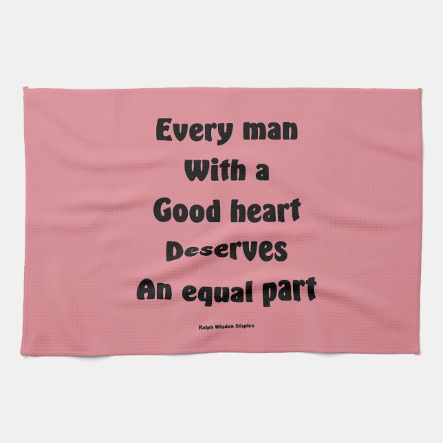 Linge De Cuisine Bon coeur (Horizontal)