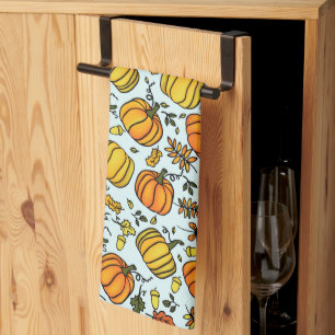 Linge De Cuisine Bon thanksgiving à la frontière des citrouilles de