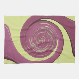 Linge De Cuisine Bon thanksgiving Golden Jaune tourbillon design.pn