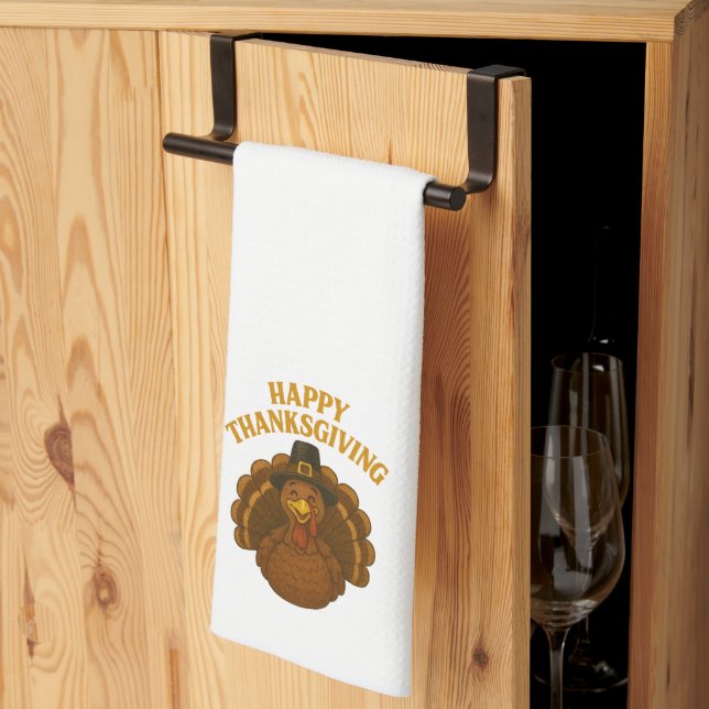 Linge De Cuisine Bon thanksgiving Turquie (Pliage en tiers)