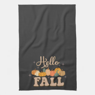 Linge De Cuisine Bonjour Automne Feuilles De L'Automne Cosy Automne