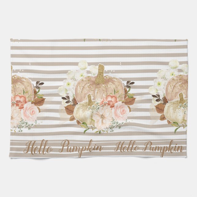 Linge De Cuisine Bonjour Cuisine Citrouille (Horizontal)