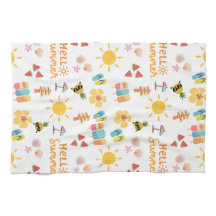 Bonjour été Motif sans couture