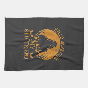 Linge De Cuisine Bonjour obscurité vieil ami Reaper Lune Orange Tom