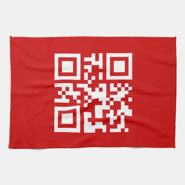 Linge De Cuisine Bonne année ! — Code QR (Horizontal)