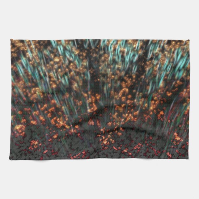 Linge De Cuisine Borealis de cuivre (Horizontal)