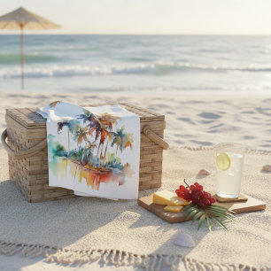 Linge De Cuisine Bosquet de coucher de soleil