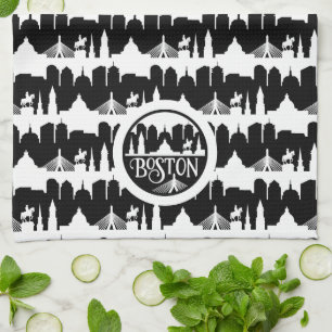 Linge De Cuisine Boston Skyline