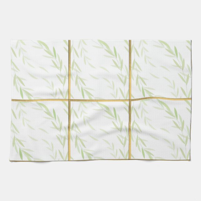 Linge de cuisine botanique – Chic and minimalist (Horizontal)