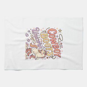 Linge De Cuisine Bottes de cowboy licorne Licorne Fantaisiste Zazzl