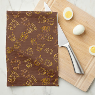 Linge De Cuisine Boulangère citrouille
