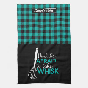 Linge De Cuisine Boulangerie de cuisson amusant prendre Whisk Plaid