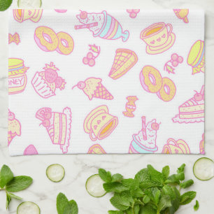 Linge De Cuisine Boulangerie sucrée et boissons blanc