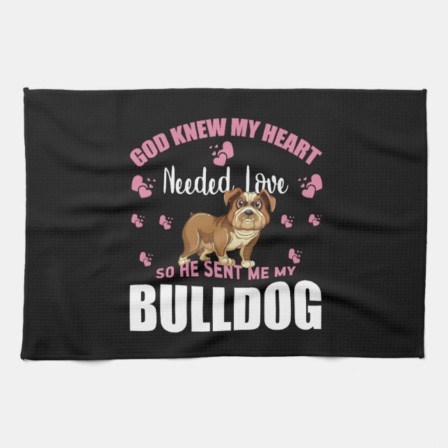LINGE DE CUISINE BOULEDOGUE (Horizontal)
