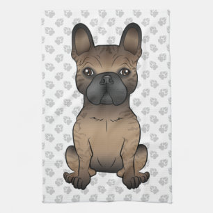 Linge De Cuisine Bouledogue français bringé / Frenchie Chien mignon