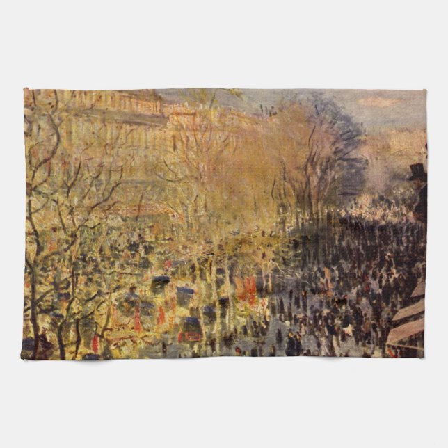 Linge De Cuisine Boulevard des Capucines de Claude Monet, Beaux-art (Horizontal)