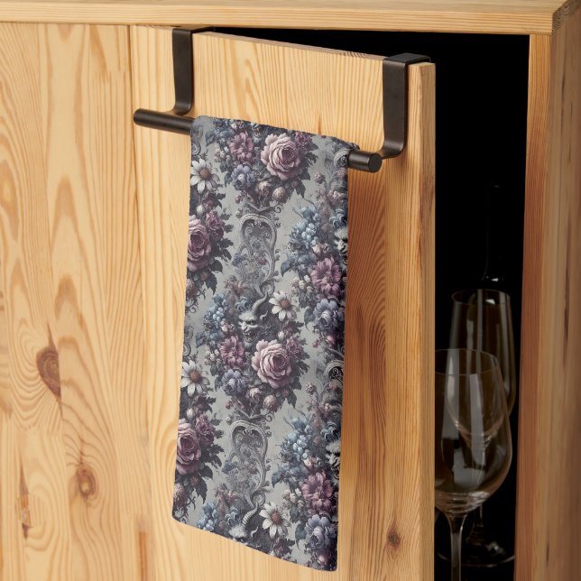 Linge De Cuisine Bouquet de Baphomet - gothique victorien (Pliage en tiers)