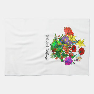Linge De Cuisine Bouquet de fleurs de naissance mensuelles